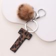 Wholesale Western Cowboy Leopard Leather Keychains Hot on Sale