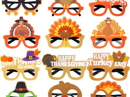 Wholesale Thanksgiving Children s and Adult Party Decoration Supplies Festival Turkey Style Eyeglass Frame Online Hot Sale