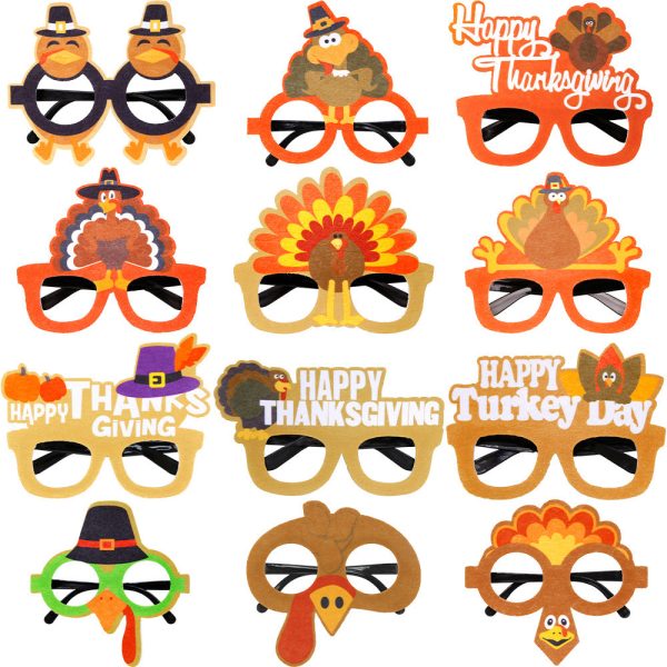 Wholesale Thanksgiving Children s and Adult Party Decoration Supplies Festival Turkey Style Eyeglass Frame Online Hot Sale