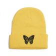 Wholesale Butterfly Printed Wool Knitted Hats on Sale