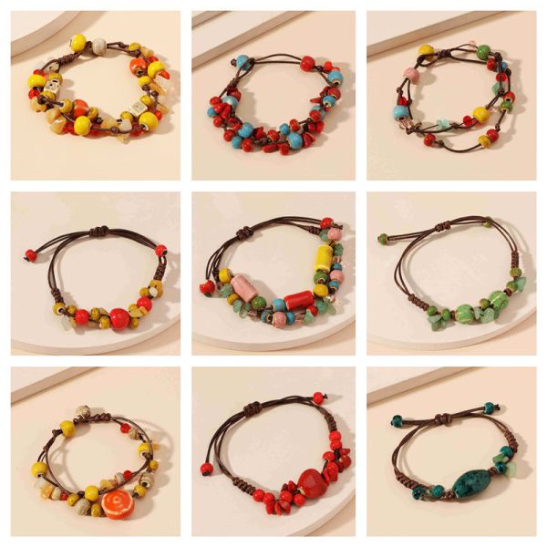 Wholesale Vintage Summer Ceramic Bracelet on Sale