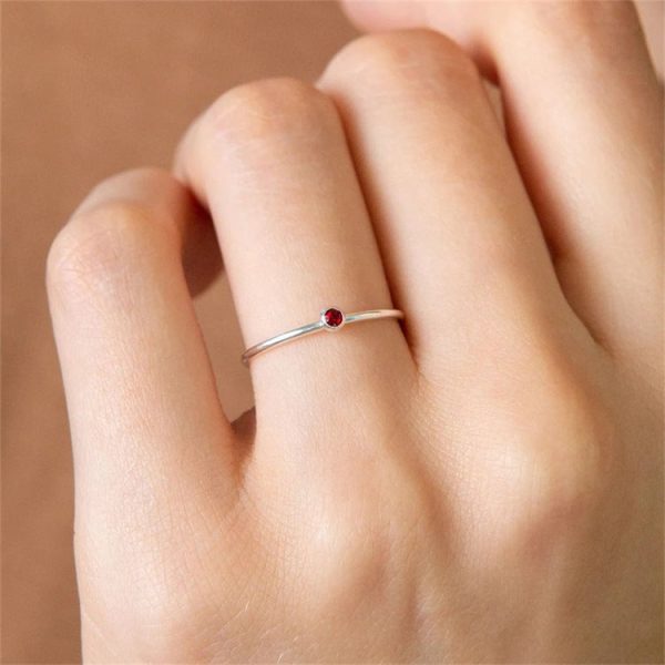 Wholesale Stainless Steel Zircon Ring Sale