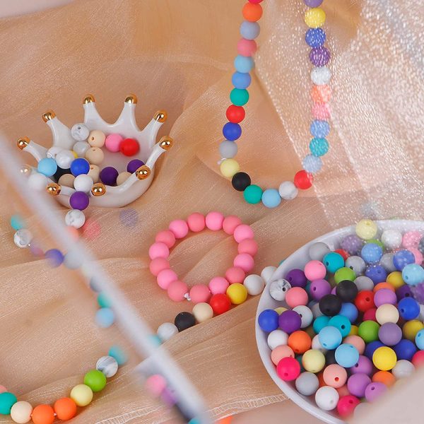 Wholesale 30Boxes Silicone Mixed Colors diy Beads Sale