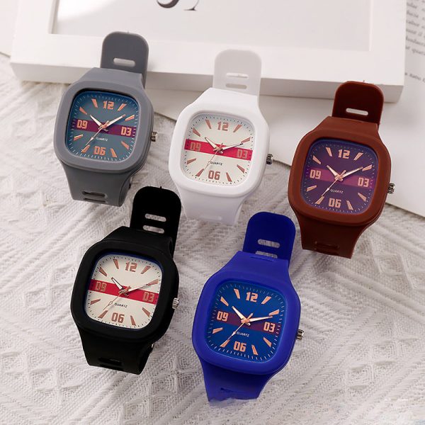 Wholesale Silicone Square Watch Online Hot Sale