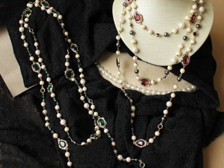 Wholesale Vintage Pearl Alloy Necklaces Online