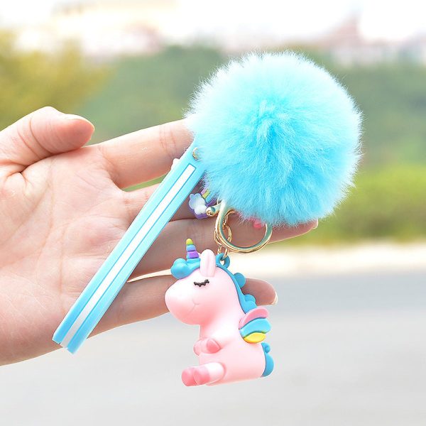 Wholesale Unicorn Plush Cartoon Doll Keychains Sale