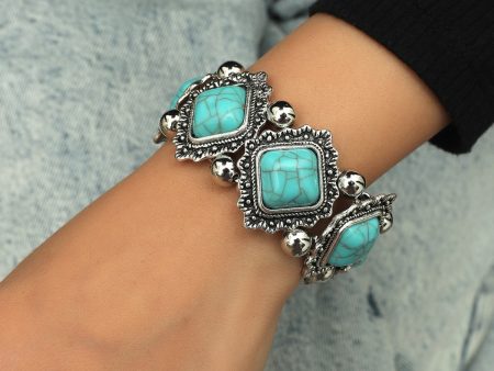 Wholesale 2PCS Vintage Bohemian Alloy Bracelet Online Sale