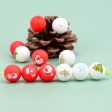 Wholesale 100PCS Silicone Christmas Theme Beads Fashion