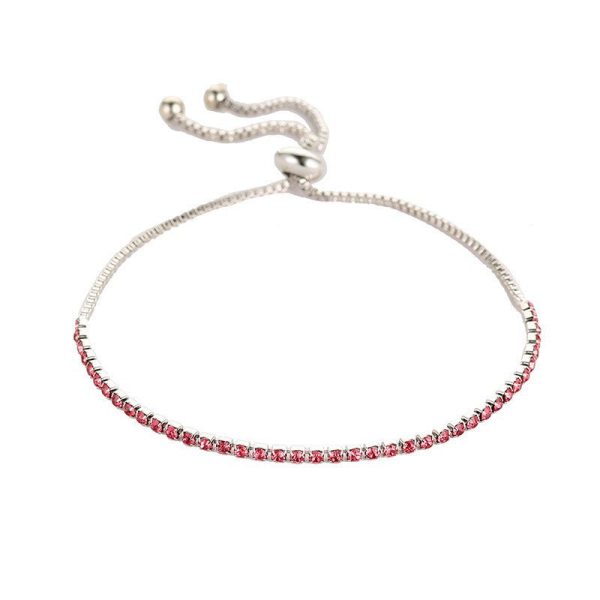 Wholesale Telescopic Rhinestone Claw Chain Adjustable Alloy Bracelet Online