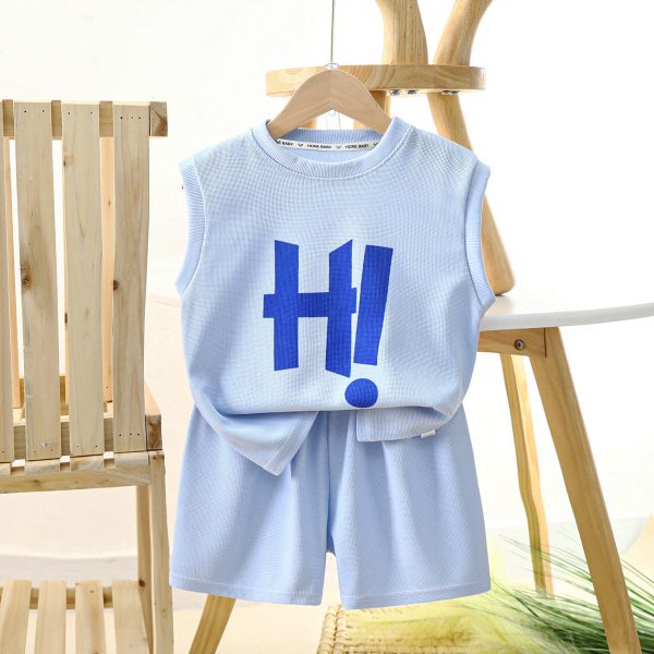 Wholesale Vest Summer Polyester Baby Clothes Online Sale