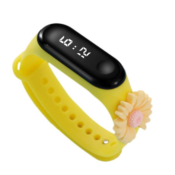 Wholesale Plastic Daisy Electronic Watch for Kids Fashion