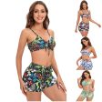 Wholesale Two-Piece Boxer Tether Polyester Swimwear Online now