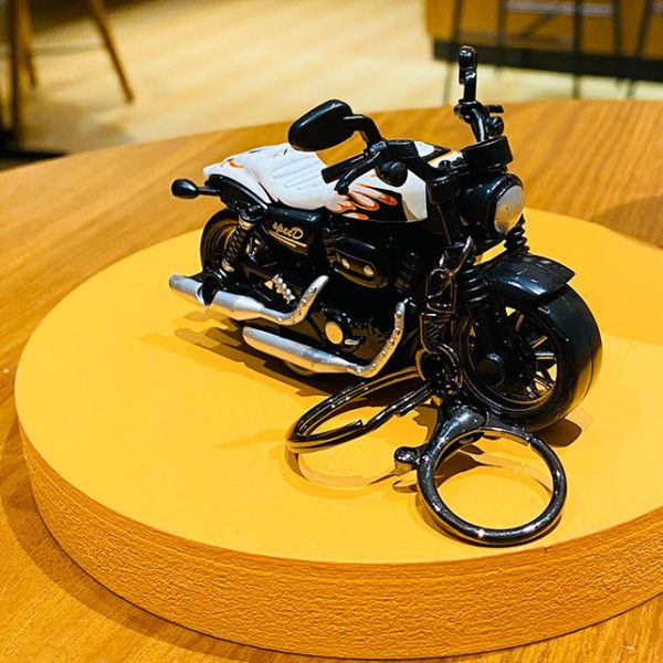 Wholesale Zinc Alloy Harley Motorcycle Return Car Keychain on Sale