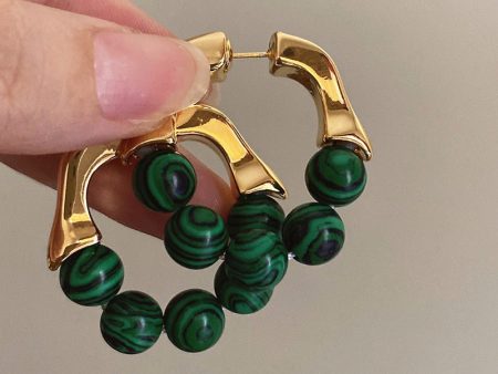 Wholesale Vintage Green Metal Earrings Online