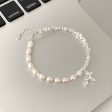 Wholesale Sweet Balloon Dog Pearl Metal Bracelet Hot on Sale