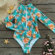 Wholesale Surfwear Long Sleeve Polyester Swimwear Supply