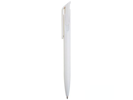 Wholesale White Plastic Button Ballpoint Pens Discount