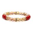 Wholesale Super Flash Colorful Glass Bracelet For Cheap