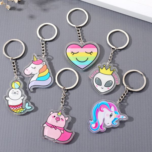 Wholesale Unicorn Acrylic Keychain Online now