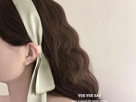 Wholesale Summer Vintage Milk Green Mixed Material Headband Sale