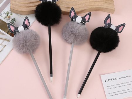 Wholesale of Plastic Plush Cartoon Ballpoint Pens for Dogs Online Hot Sale