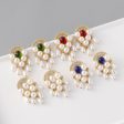 Wholesale Vintage Pearl Zinc Alloy Earrings Fashion