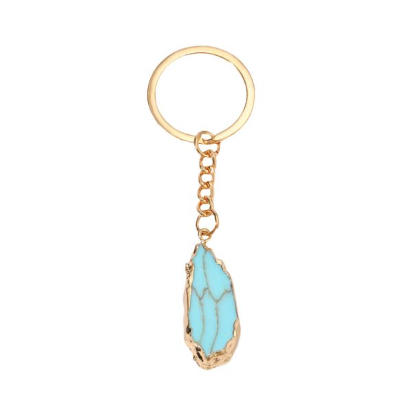 Wholesale Turquoise Water Drop Key Chain Online now