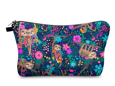 Wholesale Sloth Polyester Cosmetic Bags Online Hot Sale