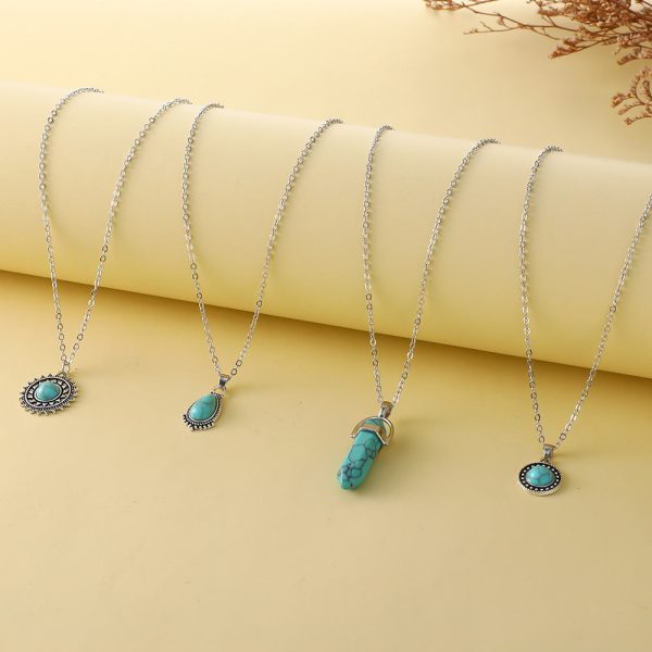 Wholesale Vintage 4 Ply Turquoise Necklaces on Sale