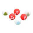 Wholesale 100PCS Silicone Christmas Theme Beads Fashion