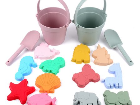 Wholesale Seaside Beach Silicone Toy Parent-child Interactive Sand Digging Shovel Play Water Tool Fashion