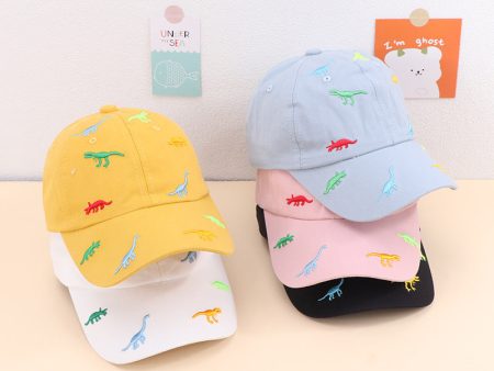 Wholesale Cotton Kids Embroidered Cartoon Baseball Cap Online