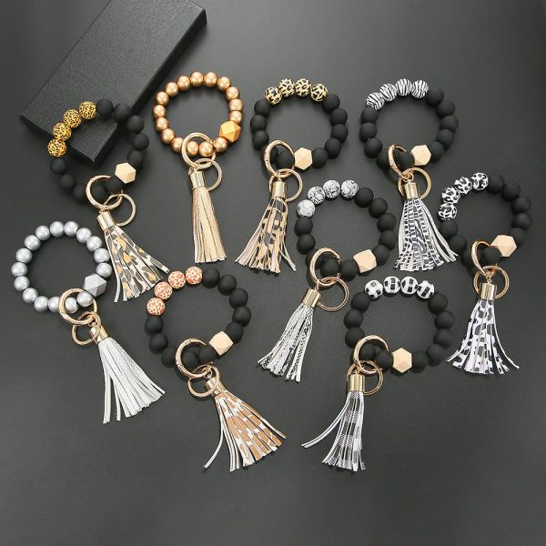 Wholesale Wooden Bracelets Keychains Cheap