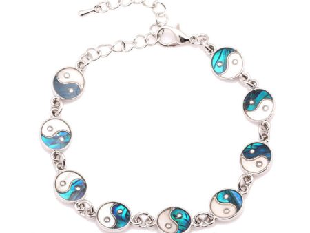 Wholesale Bagua DIY Abalone Shell Bracelet on Sale