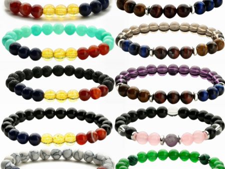 Wholesale Tiger Eye Crystal Agate Bracelet Hot on Sale