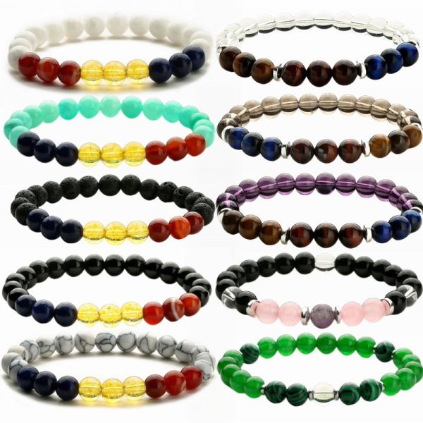 Wholesale Tiger Eye Crystal Agate Bracelet Hot on Sale