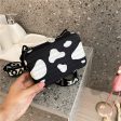 Wholesale Cow Patterned Leopard Patterned Butterfly Synthetic Leather Suitcase and Shoulder Bag Cheap