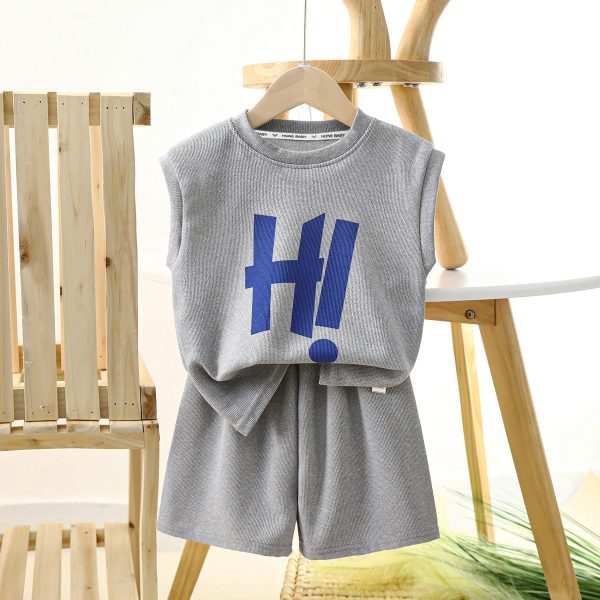 Wholesale Vest Summer Polyester Baby Clothes Online Sale