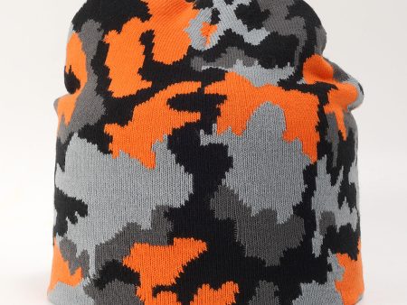 Wholesale Acrylic Camouflage Jacquard Knitted Hat Online Sale