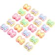 Wholesale Acrylic Double Color Bow Beads Cheap