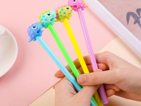 Wholesale Plastic Toothed Dinosaur Gel Pen Supply