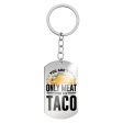 Wholesale Taco Hang Tags Stainless Steel Keychains For Cheap