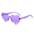 Wholesale Thin Candy Colored Love PC Sunglasses Online Sale