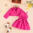 Wholesale Two Piece Spring and Autumn Sweet Polyester Baby Clothes Cheap