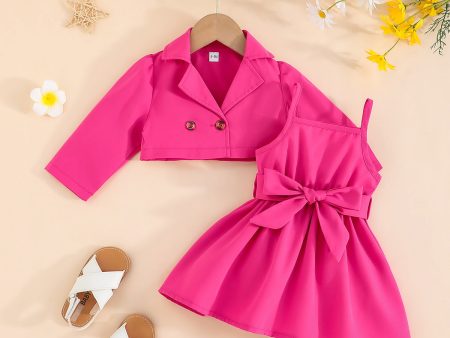 Wholesale Two Piece Spring and Autumn Sweet Polyester Baby Clothes Cheap