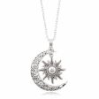 Wholesale Sun Moon Pendant Alloy Necklaces Cheap