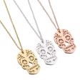 Wholesale Vintage Terror Skull Head Stainless Steel Necklace Hot on Sale