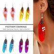 Wholesale Bohemian Tassel Feather Earrings Online Hot Sale