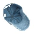 Wholesale Washed Cotton Perforated Denim Cotton Baseball Cap Fashion