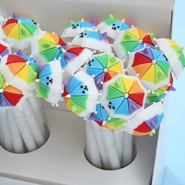 Wholesale 36pcs box Plastic Cute Umbrella Styling Pens Discount